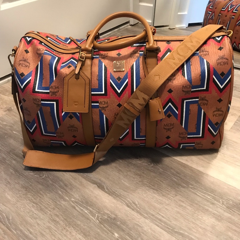 MCM GUNTA DUFFLE BAG
